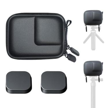 Imagem de Mini bolsa de armazenamento para GoPro Hero 13 12 11 10 9 8 preta + Hero13 Hero12 Hero11 Hero10 Hero9 Hero8 capa de borracha para lentes ULBTER [pacote com 2 + 1]