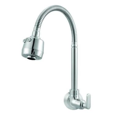 Imagem de Torneira para Cozinha Meber Uni Gourmet C18, Parede, Cromada - 27054.2