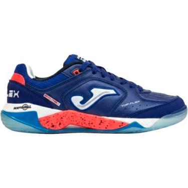Imagem de Tênis Futsal Joma Top Flex Plus 2503 Masculino, Azul, 39