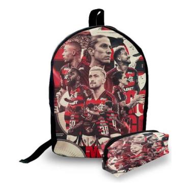 Imagem de Mini Mochila Urbana + Estojo - Flamengo - Lançamento 2025 - Painel Pri