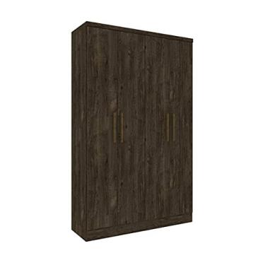 Imagem de Roupeiro 4 Ptas Amsterdam Cumaru Rustic - Tcil Móveis