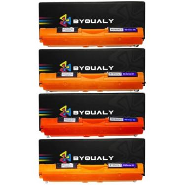 Imagem de Kit 4 Cores Toner Compatí­vel com HP CE310/1/2/3A CF350/1/2/3A ByQualy