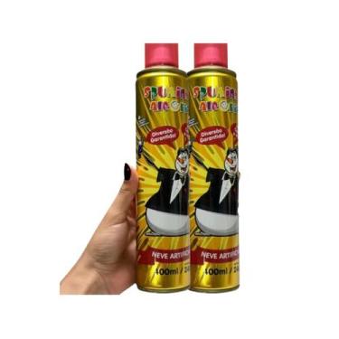 Imagem de Espuminha Da Alegria Neve Artificial 400ml Festa Carnaval, 2
