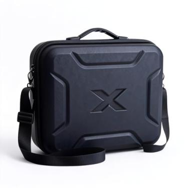 Imagem de Estojo de transporte para Starlink Mini – impermeável, à prova de choque, leve, EVA Starlink Mini bolsa de viagem com alça de ombro | Acessórios Starlink ideais para atividades ao ar livre - Preto