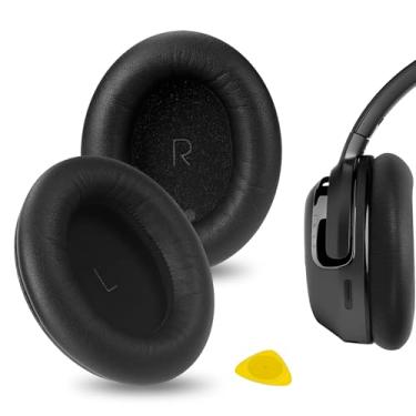 Imagem de Geekria Almofadas auriculares de substituição QuickFit compatíveis com fones de ouvido JBL Tour ONE/Tour ONE M2, peças de reparo (preto)