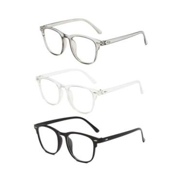 Imagem de Óculos De Computador Unissex Transparentes Com Bloqueio De Luz Azul, A