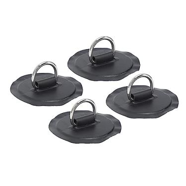 Imagem de Almofada Redonda D, 4 Unidades de Remendo Antiferrugem D Compacto para Atividades Aquáticas (Preto)