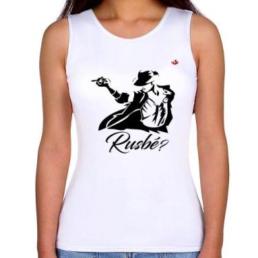 Imagem de Regata Feminina Rusbé - Foca na Moda, Branco, P