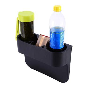 Imagem de AMONIDA Suporte de Copo para Carro, Conveniente, Lata de Bebidas, Prateleira de Armazenamento para Ambiente de Carro Limpo, Em Preto, para Família e Amigos