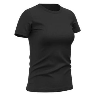 Imagem de Camiseta Feminina Baby Look em Algodão com Caimento Ajustado e Confortável-Feminino