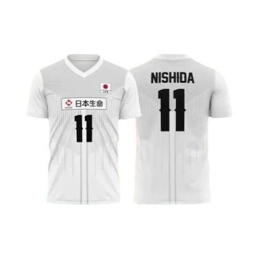 Imagem de Camiseta Unissex De Voleibol Do Japão R Takahashi NO.21 Ishikawa NO.14