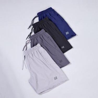 Imagem de Kit 3 Bermudas Elastic Masculina Logo-Masculino