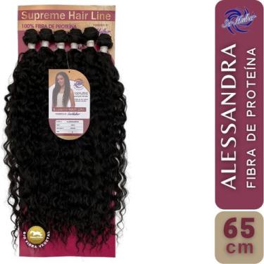 Imagem de Cabelo Bio Proteína Cacheado Linha Supreme Hair Alessandra 65 cm 300 g