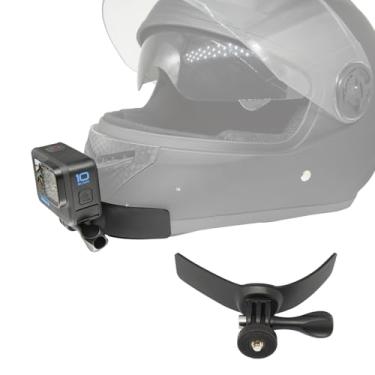 Imagem de Suptig Suporte de queixo para GoPro Max Hero 13 12 11 10 9 8 Insta360 X5 X4 DJI Osmo Nano Action 3 4 5 Pro 6, Akaso More Action Camera, suporte de bicicleta, suporte de queixo de motocicleta.