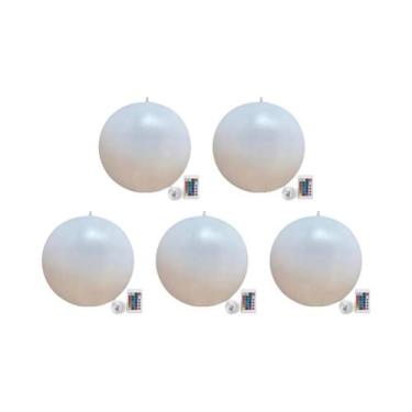 Imagem de Luzes Flutuantes LED De 16 Cores 90cm À Prova d'Água Balão Inflável Pa