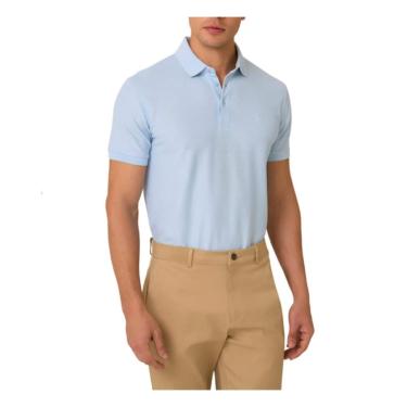 Imagem de Camisa Polo Masculina Dudalina Pima Cotton Azul Claro 774310-Masculino