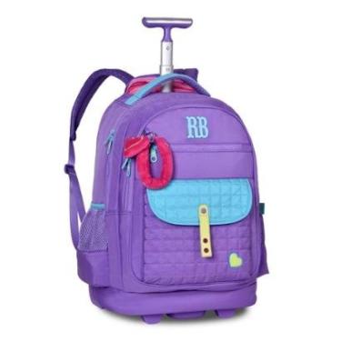 Imagem de Mochila Carrinho Rebecca Bonbon Bolsa Escolar Feminina Moderna-Feminino