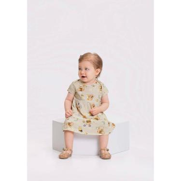 Imagem de Vestido Bebê Infantil Manga Curta Alakazoo Ref. 46134-Feminino