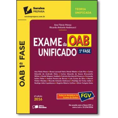 Imagem de Exame da Oab Unificado 1ª Fase: Todas as Disciplinas do Exame da Ordem