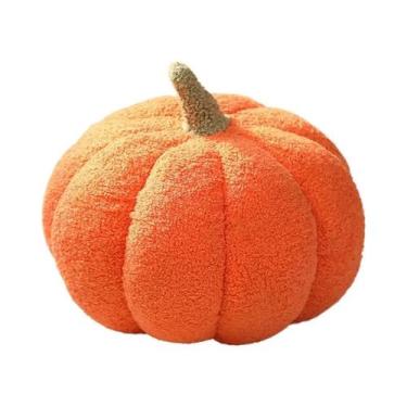 Imagem de Almofada Decorativa De Pelúcia Abóbora Para Sofá, Sala De Estar E Jane