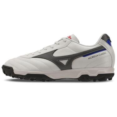 Imagem de Chuteira Society Masculina Mizuno Morelia Classic AS, Branco, 38