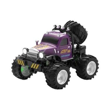 Imagem de Mini Carro RC Infantil 1:64 2.4G Controle Remoto Off-Road Caminhão De 