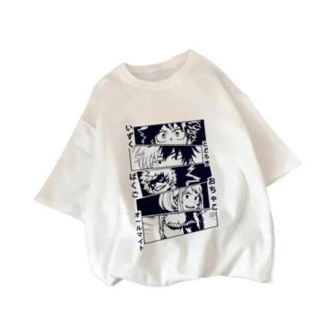 Imagem de Camiseta Feminina De Verão Com Estampa My Hero Academia Shoto Todoroki