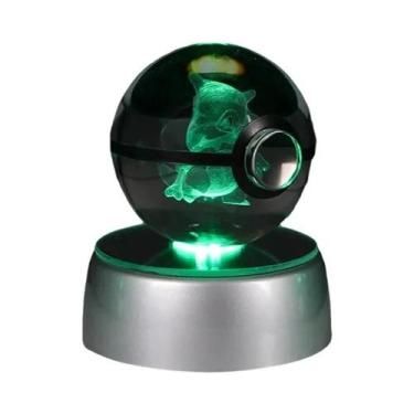 Imagem de Base De Luz LED Para Figuras De Bola De Cristal 3D Pokémon: Butterfree