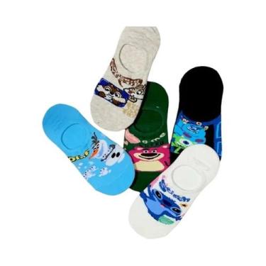 Imagem de Meias Femininas Fofas Com Desenhos De Animais, Disney, Verão, Casual, 