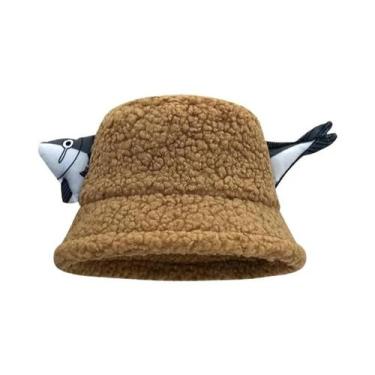 Imagem de Gorro De Inverno Feminino Quente E Confortável Com Estampa De Desenho 