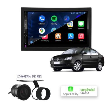Imagem de Kit Multimídia MP10 CarPlay e Android Auto Polo Sedan 2014