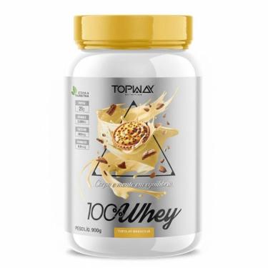 Imagem de Suplemento Whey Protein 100% Concentrado Pote 900G Topway-Unissex