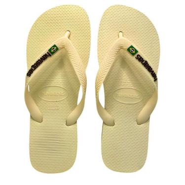 Imagem de Chinelo Havaianas Brasil Logo, Amarelo, 37/38