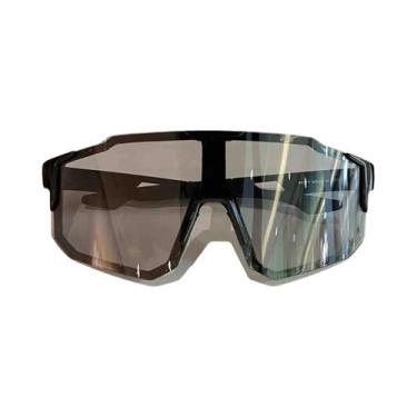Imagem de Óculos De Sol UV400 Para Ciclismo Com Lente Grande, À Prova De Vento, 