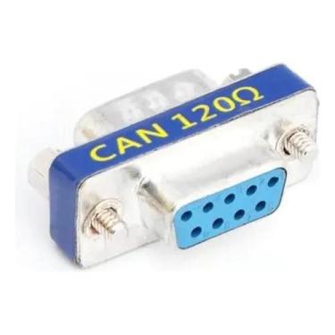 Imagem de Terminal Resistor 120 Ohm - Db9 Can Bus Branco - OEM