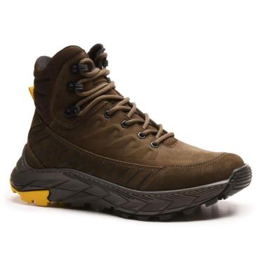 Imagem de Bota Masculina Adventure Pro 3D em Couro Legítimo Premium com palmilha EVA-Masculino