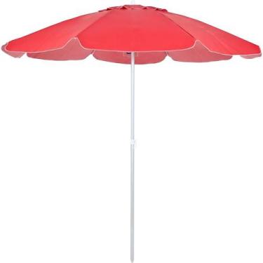 Imagem de Guarda Sol em Alumínio 2 Metros Várias Cores BEL - BELFIX, Vermelho
