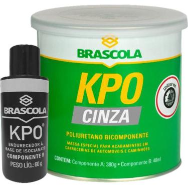 Imagem de Adesivo De Poliuretano Brascoved Kpo, Cinza, Bicomponente, Brascola