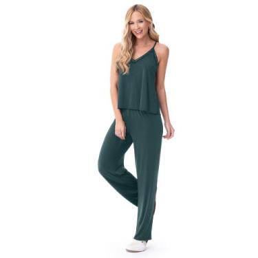 Imagem de Pijama de Alça com Renda Midnight Zee Rucci, P