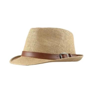 Imagem de Chapéus De Palha Masculinos De Verão Estilo Coreano Com Proteção Solar