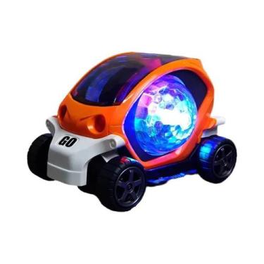 Imagem de Brinquedo Sensorial Para Bebês: Carro Musical Com Luzes E Evitação De 