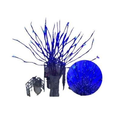 Imagem de Luzes De Natal LED Multicoloridas a Pilha Para Ramos De Árvore, Flexív