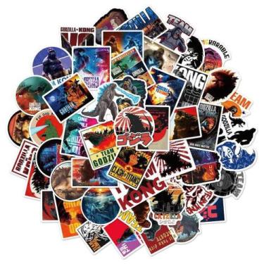 Imagem de Pacote de adesivos Godzillass Anime 50 unidades de desenho animado dec