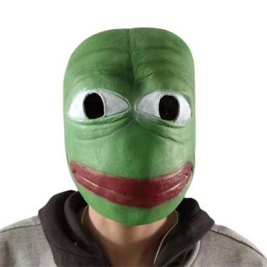 Imagem de Chapéu de látex, máscara facial completa, fantasia de cosplay de coméd