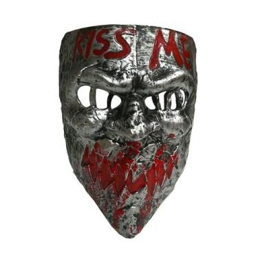 Imagem de Máscara de cosplay Purges 3 V Kiss Me Scary Halloween Prop - yiweisai