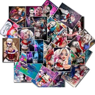 Imagem de Adesivos de vinil impermeável Harleys Quinns, anime, 25 unidades/lote 