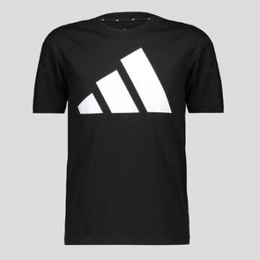 Imagem de Camiseta Adidas Big logo Tee Juvenil Preta-Unissex