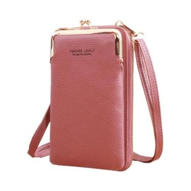 Imagem de Bolsa Transversal Mini De Couro Fosco Feminina, Bolsa De Ombro Fashion