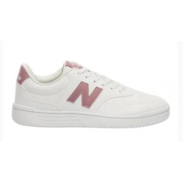 Imagem de Tênis New Balance BB80 Feminino Casual Branco Retrô Original Conforto 