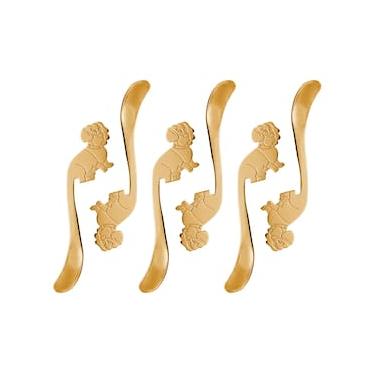 Imagem de Jogo de Colheres L`Hermitage Piccolo Inox 6 Peças Dourada